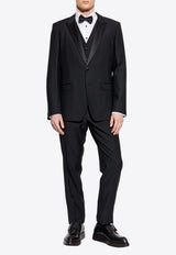 Dolce & Gabbana Single-Breasted Wool Suit with Vest Black GK2WMT GG829-N0000