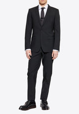 Dolce & Gabbana Single-Breasted Wool Suit Black GK0EMT GF874-N0000