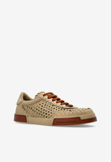 Dolce & Gabbana Portofino Yacht Woven Leather Sneakers Beige A20195 A9T93-8V750