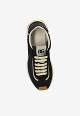 Dolce & Gabbana DG Cushion Woven Sneakers Black CS2298 A6D45-8B956