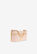Dolce & Gabbana Sicily Leather Crossbody Bag Pink BB7800 B7321-8I481