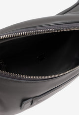 Dolce & Gabbana Logo Stamped Leather Belt Bag Gray BM2434 AF984-80730