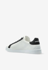 Dolce & Gabbana Portofino DG Logo Low-Top Sneakers White CS2343 AE629-8T908