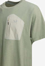 Arc'teryx Logo Crewneck T-shirt Green X000009539KONSEAL POCKETHABITAT/SEA SALT_dfa64075-5191-4731-8c43-3977aa7621a0