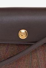 Etro Small Essential Leather Crossbody Bag Brown WP1C0010 AA014-M0019