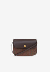 Etro Small Essential Leather Crossbody Bag Brown WP1C0010 AA014-M0019