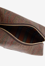 Etro Paisley Jacquard Cosmetic Pouch Brown MP2C0010 AA012-M0019