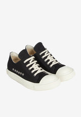 Rick Owens DRKSHDW Extreme Low Canvas Sneakers Black DU01F4822DOEH2_911