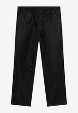 Prada Triangle Logo Straight-Leg Pants Black SPH497UMO19WZ/T_PRADA-F0002