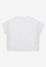 Brunello Cucinelli Ruffled Crewneck T-shirt White M0T81BX800CO/S_CUCIN-C6159