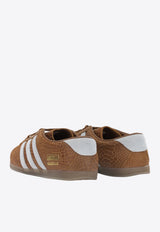 Gazelle Lo Pro Leather and Suede Sneakers