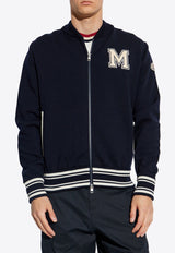 Moncler M Patch Bomber Jacket Navy K20919B00001 M1131-776