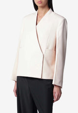 Jil Sander Single-Breasted Wool Blazer Beige J02BN0236J40002/S_JILSA-277