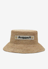 Jacquemus Plage Raffia Bucket Hat Beige ACU00835AW00501/S_JACQM-142