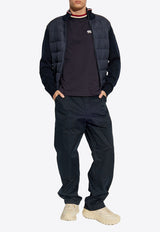 Moncler Logo Patch Chino Pants Navy K20912A00003 598R1-742