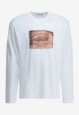 Acne Studios Graphic Print Long-Sleeved T-shirt White CL0408100_4b75fbbf-b6a5-45be-95ee-6cb2a0af90ec