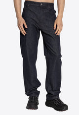 Moncler Logo Patch Straight-Leg Jeans Navy K20912A00001 5984S-77A