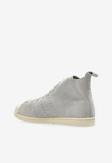 Adidas Originals X Wales Bonner High-Top Sneakers Gray JQ7633 F-MISSTO WONWHI GOLDMT