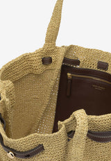 Romy Woven Raffia Tote Bag