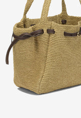 Romy Woven Raffia Tote Bag