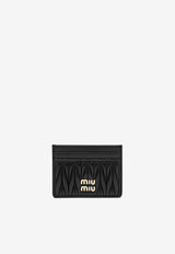 Miu Miu Matelassé Leather Cardholder Black 5MC076AFPP/T_MIU-F0002