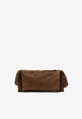 Miu Miu Utilitaire Suede Crossbody Bag Brown 5BC205POO2CSS/T_MIU-F0324