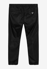 Prada Triangle Logo Straight-Leg Pants Black SPH66OOO1WQ8/T_PRADA-F0002