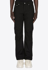Rick Owens DRKSHDW Temple Fog Cut Denim Pants Black DU01F4397CVS_09