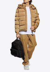 Moncler Maya Hooded Down Jacket Beige K20911A53600 539ZD-226