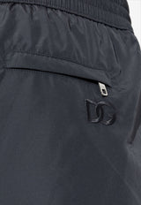 Dolce & Gabbana DG Logo Swim Shorts Gray KĄPIELOWE M4E45T ON08C-N0799