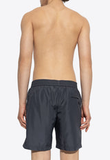 Dolce & Gabbana DG Logo Swim Shorts Gray KĄPIELOWE M4E45T ON08C-N0799