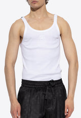 Dolce & Gabbana DG Logo Sleeveless T-shirt White G8PA8Z G7PGP-W0800