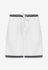 Dolce & Gabbana Printed Bermuda Shorts White GP157T FI5JG-HX5DQ