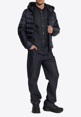 Moncler Najan Down Hooded Jacket Navy K20911A00009 597YF-776
