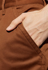 Moncler Flared-Leg Loose Pants Brown K20912A00003 598R1-253
