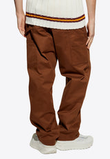 Moncler Flared-Leg Loose Pants Brown K20912A00003 598R1-253
