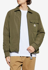 Moncler Vigeon Zip-Up Jacket Green K20911G00015 59876-825