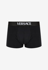 Versace Logo Waistband Boxer Briefs - Set of 2 Black 1020985 1A14783-1B000