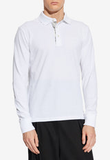 Etro Long-Sleeved Polo T-shirt White MRMD0013 AJ264-W0800