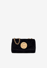 Chloé Small Heritage Leather Shoulder Bag Black CH25AS585 P90-001