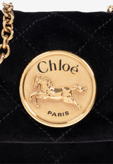 Chloé Small Heritage Leather Shoulder Bag Black CH25AS585 P90-001
