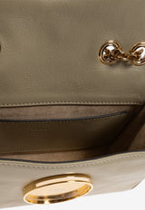Chloé Small Heritage Leather Shoulder Bag Green CH25AS585 P75-23I
