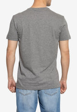 Dolce & Gabbana "Italian Sportswear" Mélange T-Shirt Gray G8RN8T G7O9Y-S8291