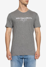 Dolce & Gabbana "Italian Sportswear" Mélange T-Shirt Gray G8RN8T G7O9Y-S8291