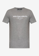 Dolce & Gabbana "Italian Sportswear" Mélange T-Shirt Gray G8RN8T G7O9Y-S8291
