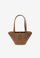 Dolce & Gabbana Capri Calf Leather Tote Bag Brown BB7815 AK274-8Z093