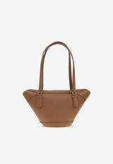 Dolce & Gabbana Capri Calf Leather Tote Bag Brown BB7815 AK274-8Z093
