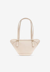 Dolce & Gabbana Capri Calf Leather Tote Bag Cream BB7815 AK274-80004