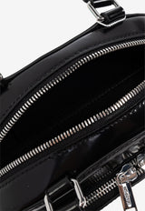 Self-Portrait Curved Charm Shoulder Bag Black PF25-313A-B 0-BLACK