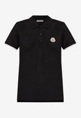 Moncler Logo Patch Polo T-shirt Black K20938A00004 84720-999